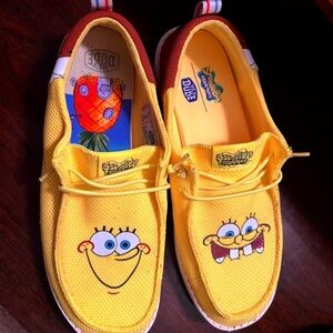 Hey Dude Women’s Yellow SpongeBob Shoes
